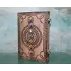 Taşlı Deri Defter Ksk3155