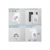 Tekli Yüksek Voltaj Korumalı Duvar Prizi 2x Type-c 1x Usb Çıkışlı Priz Grup Priz Çoğaltıcı Siyah