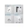 Tekli Yüksek Voltaj Korumalı Duvar Prizi 2x Type-c 1x Usb Çıkışlı Priz Grup Priz Çoğaltıcı Siyah