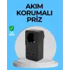 Termal Korumalı Priz Otomatik Çocuk Kilidi 4 USB Type C