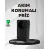 Tip Akım Koruma Prizi 10A 2500W USB Type C Destekli