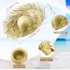 Tropikal Parti Natural Hasır Şapka