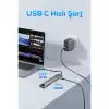 Type C Girişli 8 Port Dönüştürücü Ve Çoklayıcı