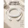 Type-C Ligtning 30W İOS Şarj Kablosu Hızlı Şarj Kablosu