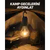 Type-C Şarjlı LED Kamp Lambası – Uzun Ömürlü Pil ve Yüksek Parlaklık