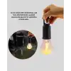 Type-C Şarjlı LED Kamp Lambası – Uzun Ömürlü Pil ve Yüksek Parlaklık