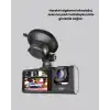 Üç Kameralı Araç Kamerası Full HD Gece Görüş  G-Sensör