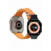 Ultra Akıllı Saat 49 Mm Çift Kordonlu Arama Cevaplama Bluetooth Bağlantılı