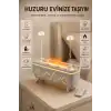 Ultrasonik Hava Nemlendirici Aromaterapi Difüzörü Jöle Yağmur Efektli LED Işıklı 280 ML