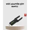 Ultratekno Dual Band WiFi Adaptör – 1200 Mbps, USB 3.0, Çift Antenli, Geniş Kapsama Alanı ve Yüksek Hız