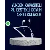 USB Şarjlı Uzun Ömürlü Boyun Askılı Bluetooth Kulaklık