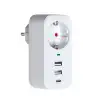 Vothoon 2.4a Çıkışlı 2xusb 1xtype-c Tekli Priz Ftr-17