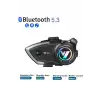 Vothoon Y80 Motosiklet Kask Kulaklık Intercom Işıklı Motorsiklet Interkom
