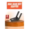 Wifi Alıcı Dual Band Usb 3.0 Adaptör Kablosuz Windows 7/8/10/11