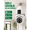 WiFi Ampul Güvenlik Kamerası 1080P Full HD Gece Görüşlü ve Hareket Algılamalı