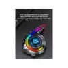 Y21 Rgb Işık Efektli Intercom Bluetooth Motosiklet Kask Kulaklığı Intercom Kulaklık