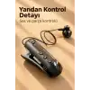 Yaka Klipsli Makaralı Bluetooth Tek Kulaklık