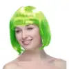 Yeşil Küt Peruk Saç