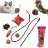 Yılbaşı Konseptli Kedi Oyuncak Seti