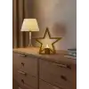 Yıldız Şeklinde Sarı Mumluk Loş Işık Ev Aksesuarı