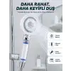 Yüksek Basınçlı Filtreli Duş Başlığı Mineral Filtreli Su Tasarruflu El Duşu