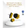 Yüksek Devirde Etkili Temizlik Sağlayan Matkap Ucu Fırça Seti