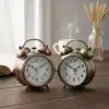 Yuvarlak Eskitme Metal Çalar Saat