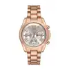 Zarif ve Şık Özel Tasarım Roma Rakam Detaylı  Metal Bayan Kol Saati (rose)