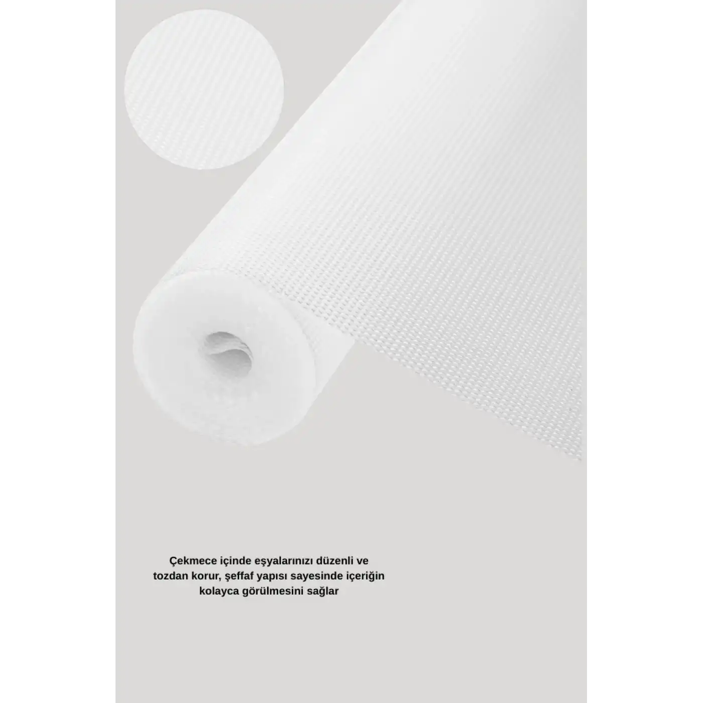 10 Metre Toz Korumalı Kaydırmaz Şeffaf Çekmece Organizeri