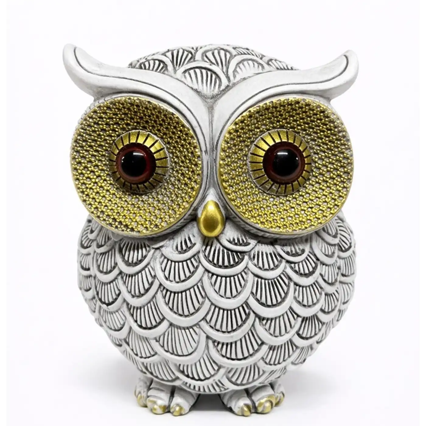 10x7 cm Polyester Baykuş Figürü