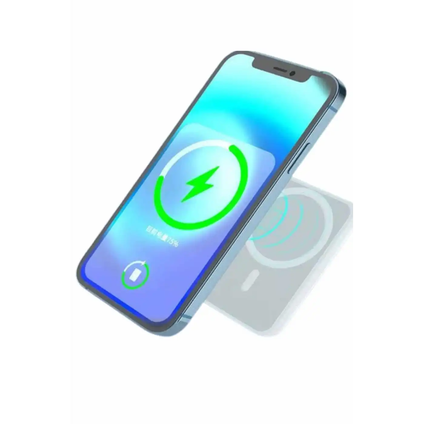 15W MagSafe Uyumlu Manyetik Kablosuz Powerbank 5000 mAh