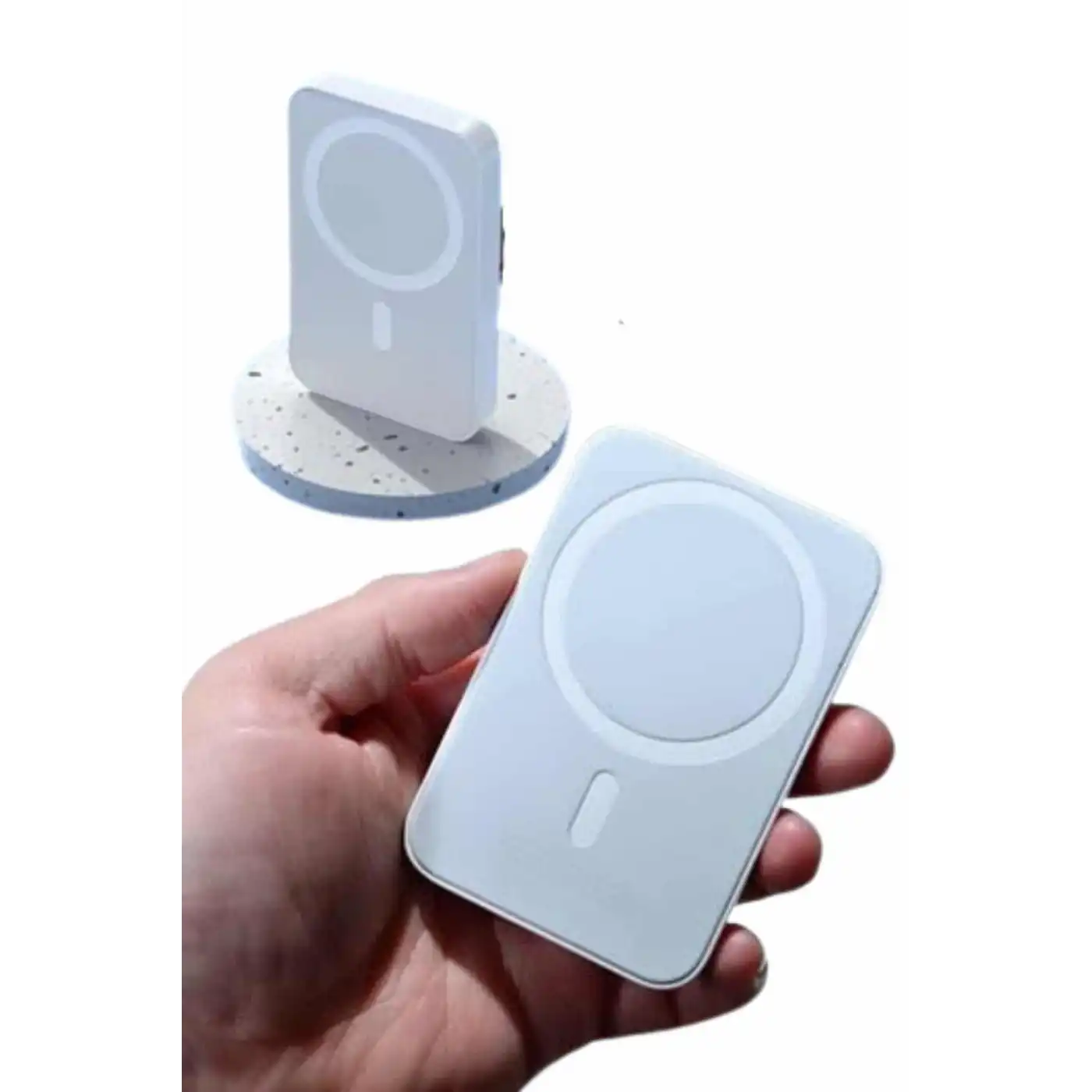 15W MagSafe Uyumlu Manyetik Kablosuz Powerbank 5000 mAh
