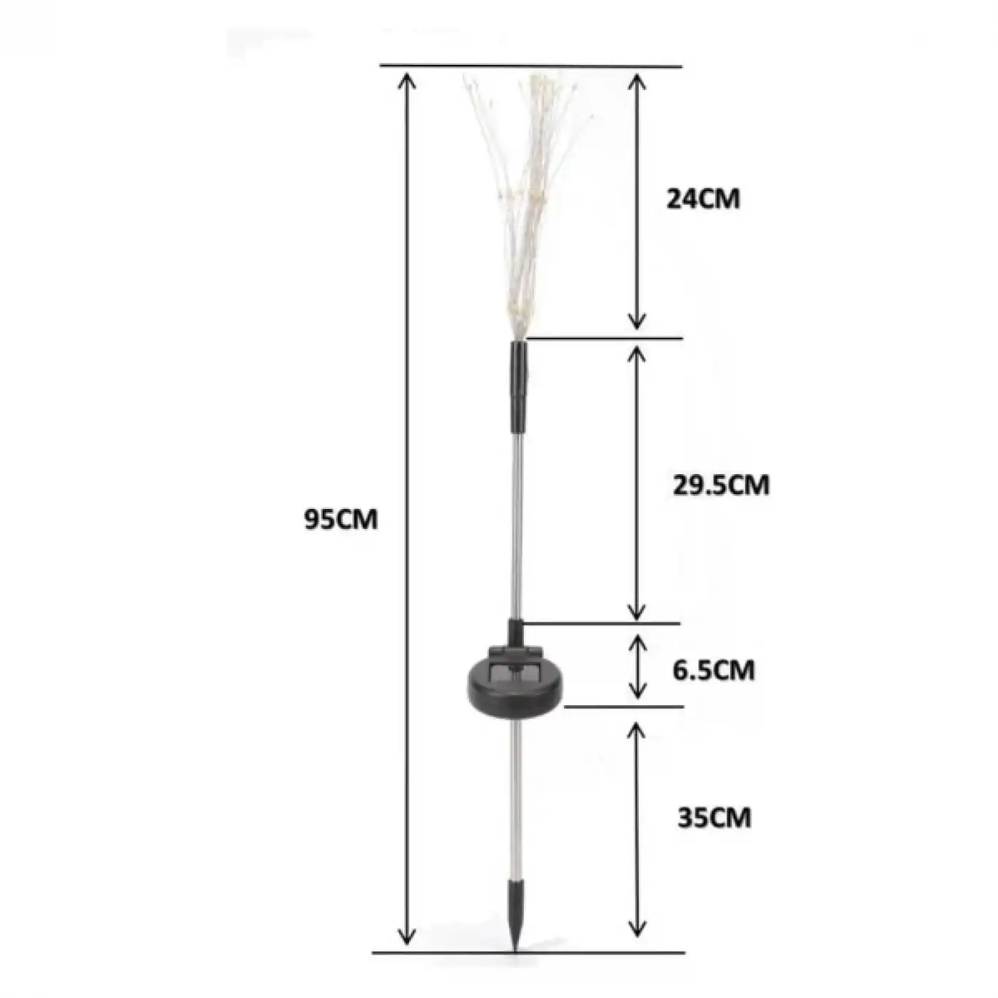 2 Adet Saçak Model Sensörlü Solar Bahçe Lambası