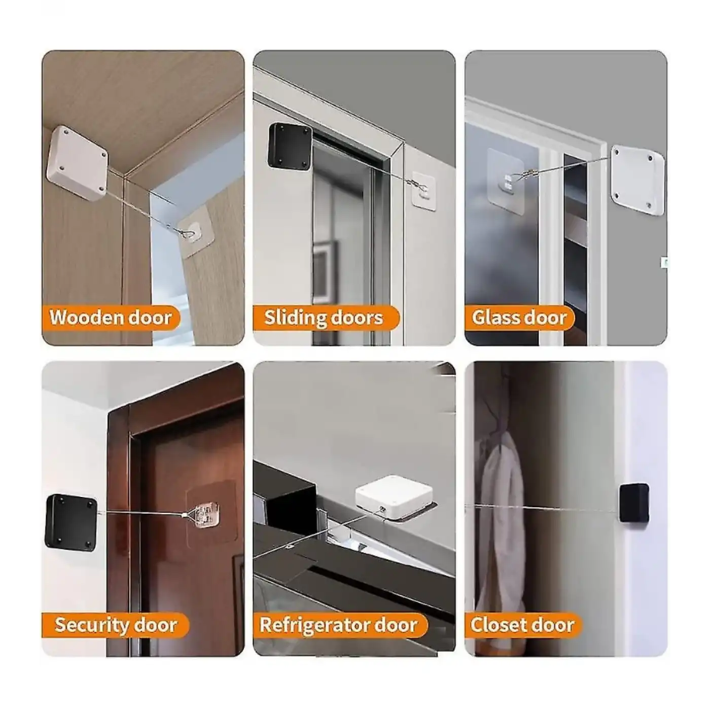 4 lü Ev Ofis Dış Kapı Otomatik Kapı Kapatma Aparatı