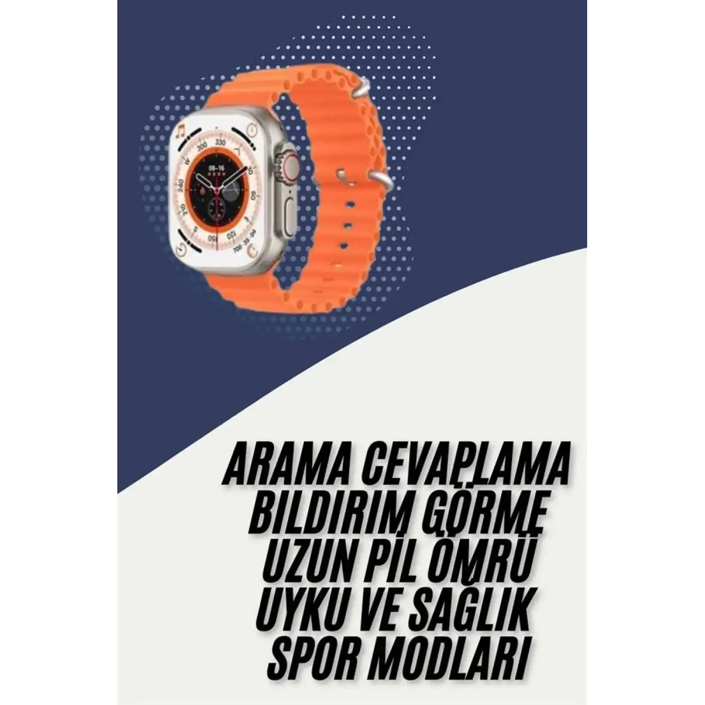 2025 Model Akıllı Saat Çift Kordon Ios Ve Android Arama Cevaplama Sesli Asistan