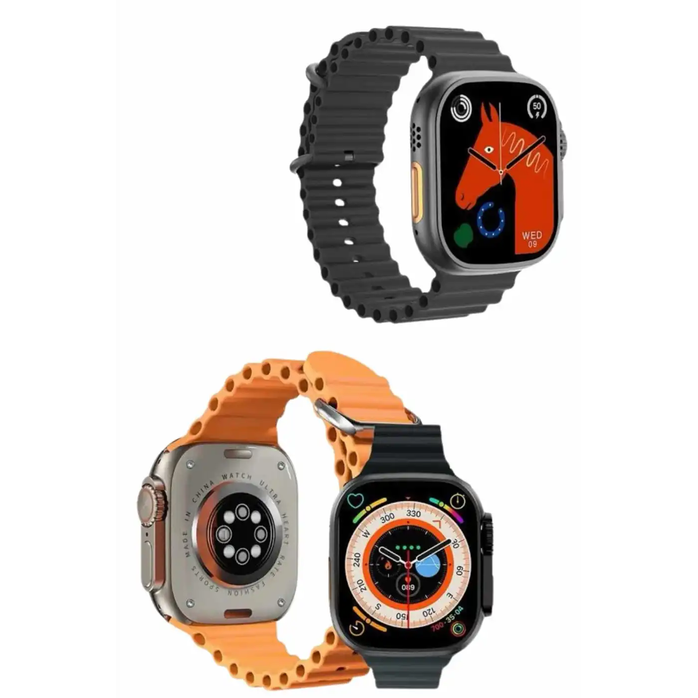 2025 Model Akıllı Saat Çift Kordon Ios Ve Android Arama Cevaplama Sesli Asistan