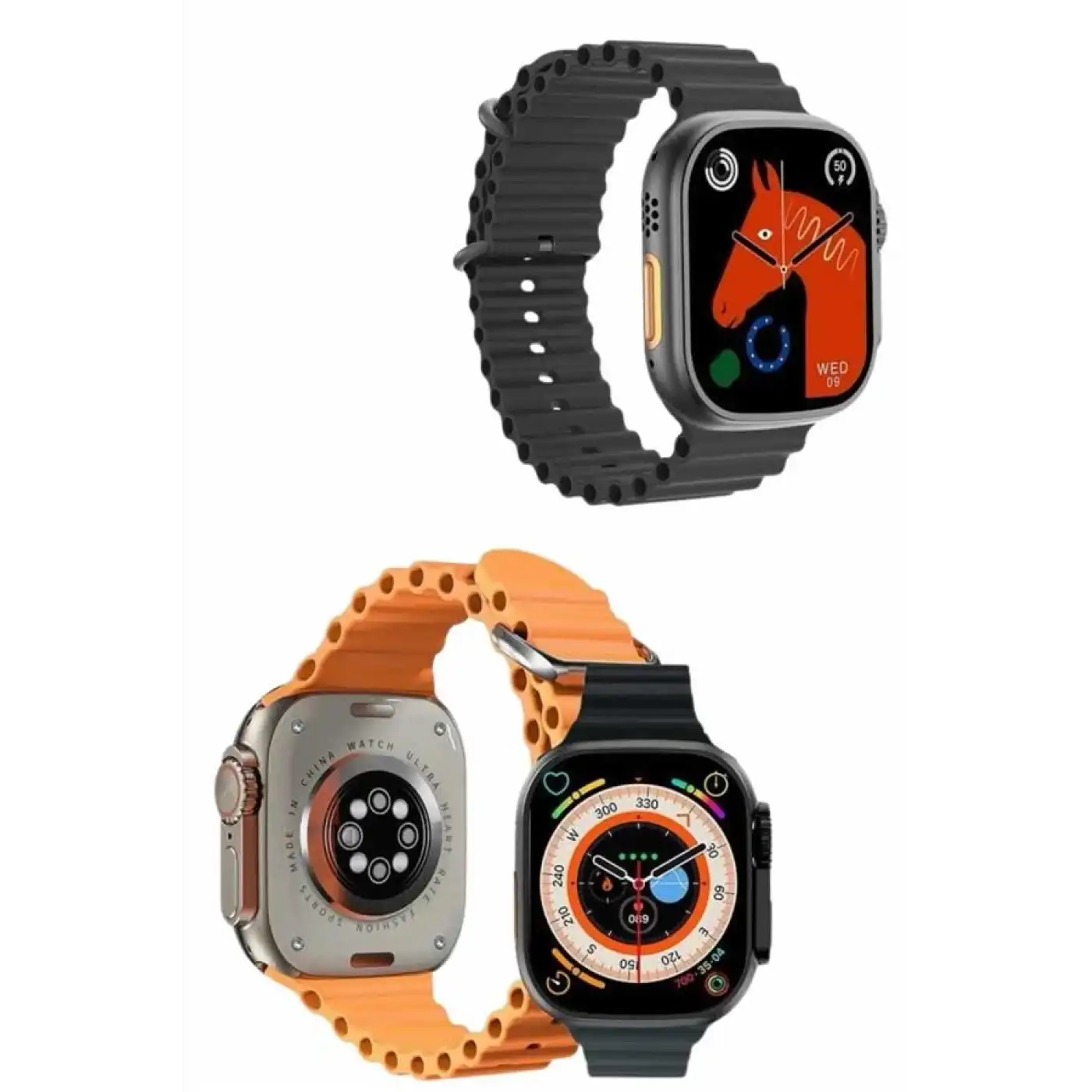 2025 Model Akıllı Saat Çift Kordon Ios Ve Android Arama Cevaplama Sesli Asistan