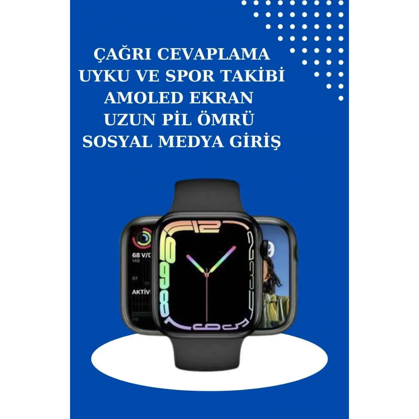 2025 Model Akıllı Saat ve 2.Nesil TWS Bluetooth Kulaklık ANC Özelliği Amoled Ekran