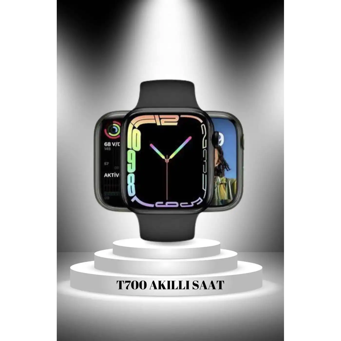 2025 Model Akıllı Saat ve Bluetooth Kulaklık 5.0 Bluetooth Bağlantılı Dokunmatik Ekran