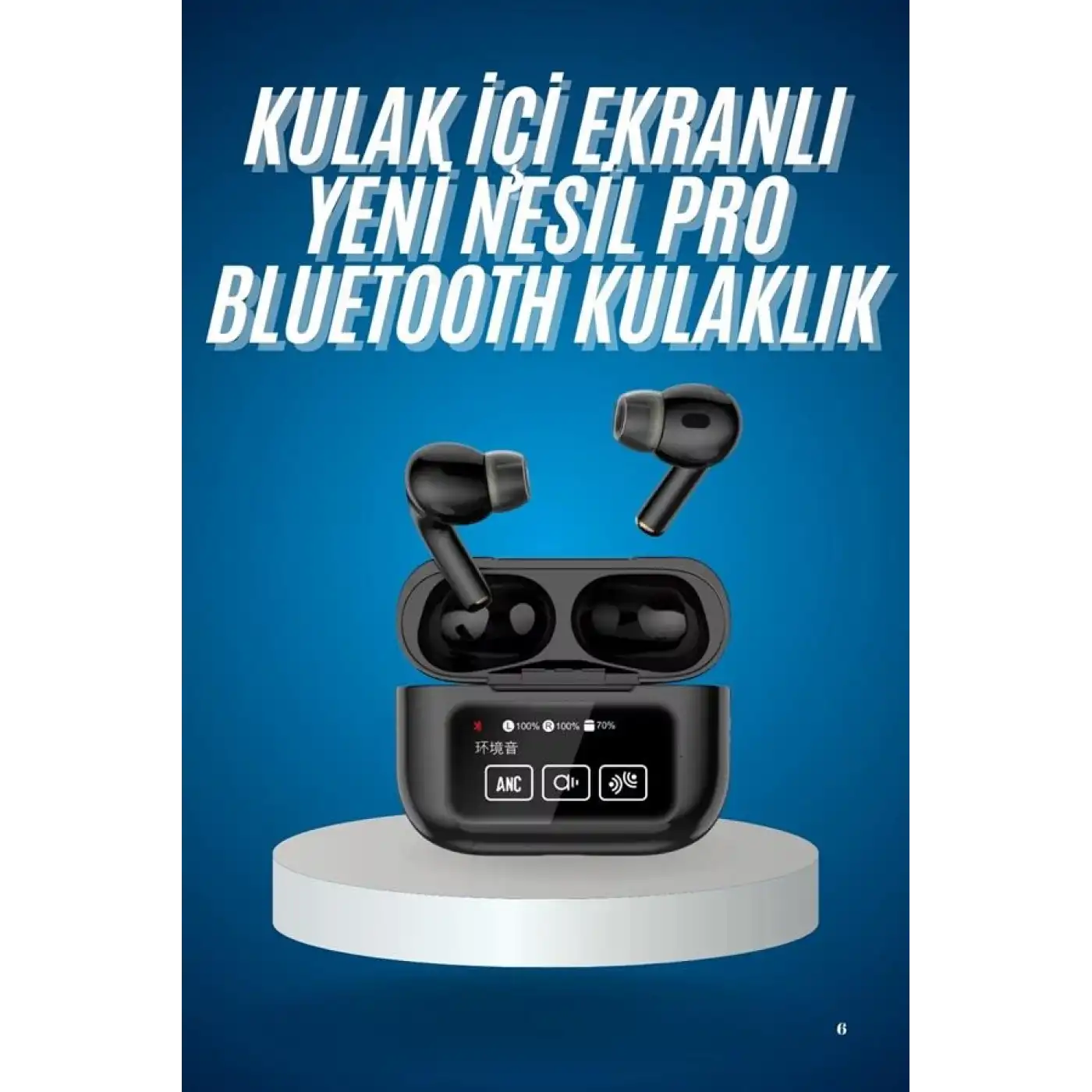 2025 Model Bluetooth Kulaklık Dokunmatik Ekran Yüksek Ses Kalitesi