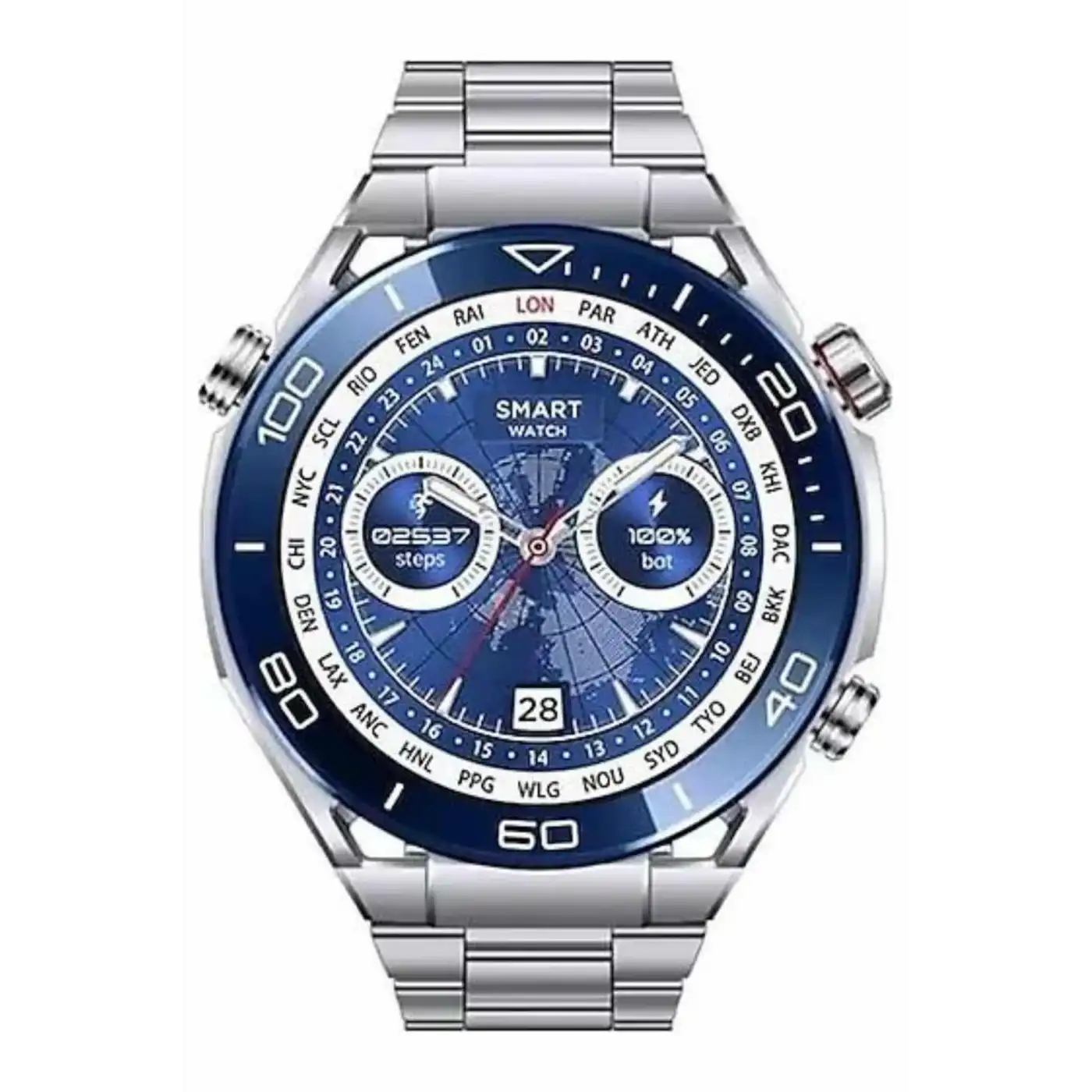 2025 Model Yuvarlak Ekran Android ve İOS Uyumlu GPS Takibi Yapabilen Akıllı Saat