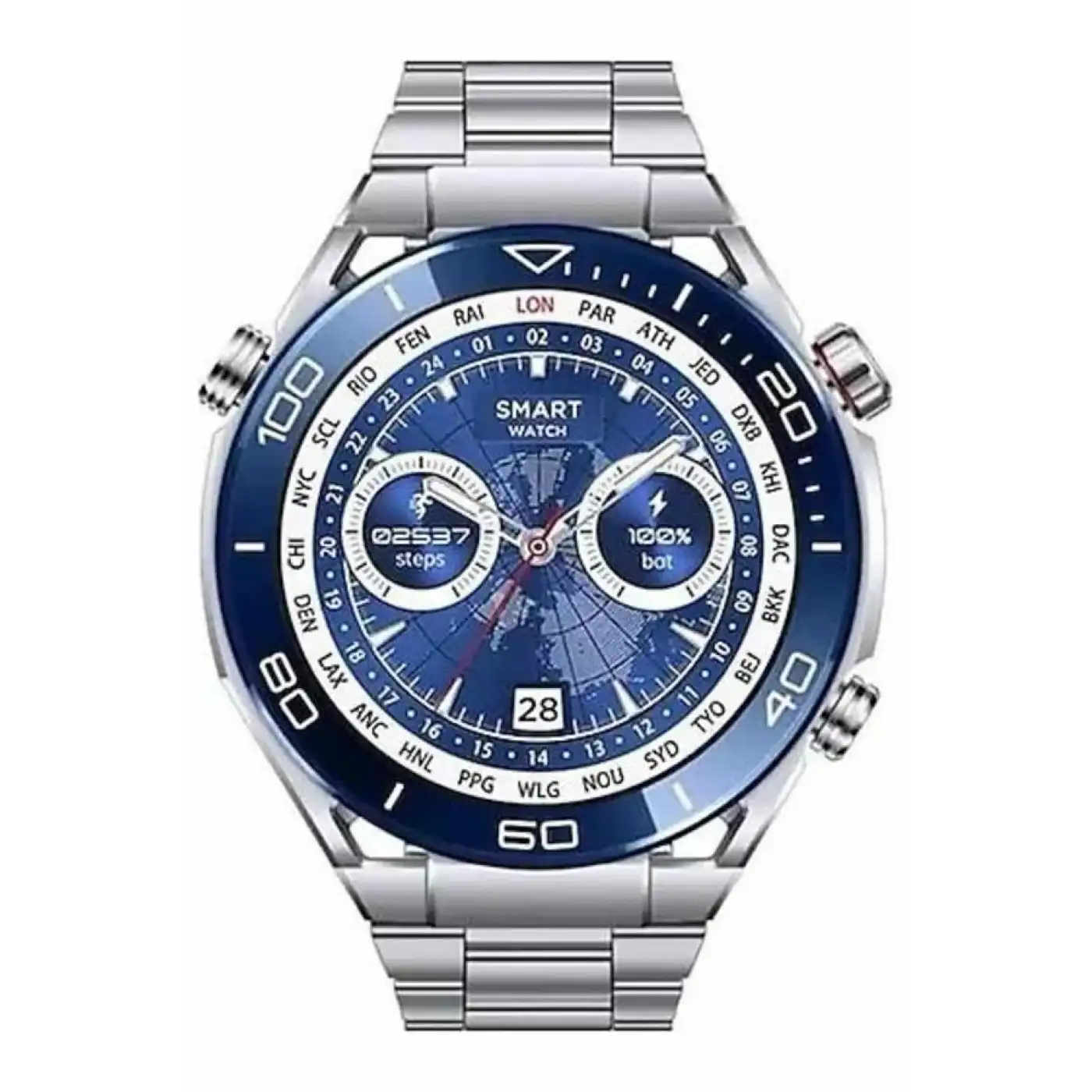 2025 Model Yuvarlak Ekran Android ve İOS Uyumlu GPS Takibi Yapabilen Akıllı Saat