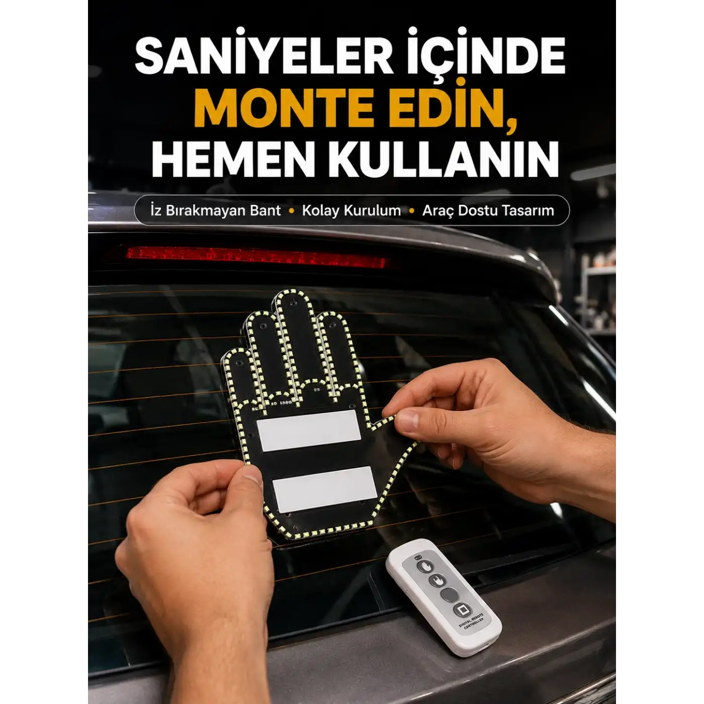 203 LED’li Yüksek Görünürlüklü Jest Işığı