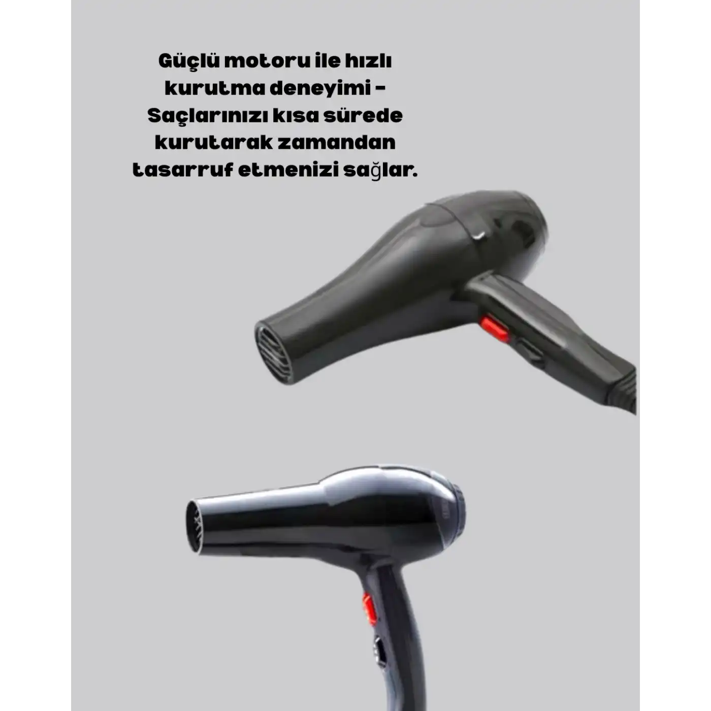 Hızlı Kurutma ve Şekillendirme İçin Profesyonel Saç Kurutma Makinesi