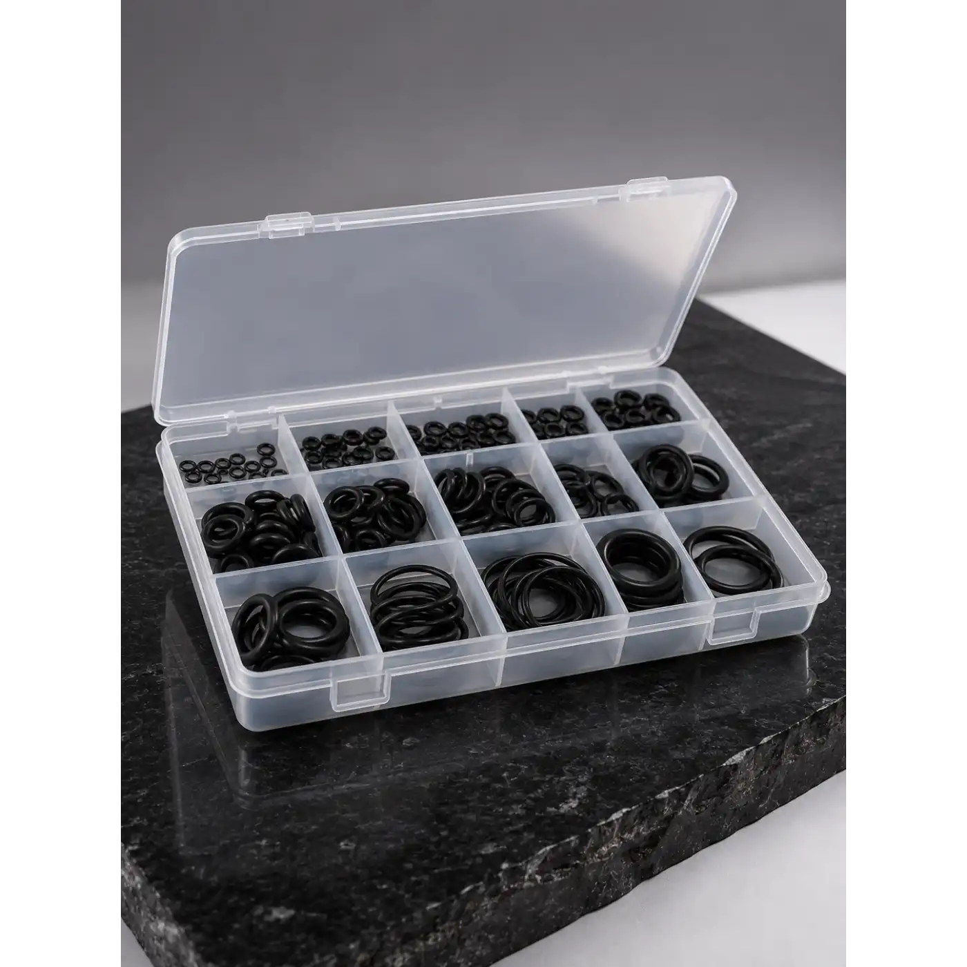 225 PCS O-Ring Conta Seti Profesyonel Tamir, Bakım ve Sızdırmazlık Çözümü