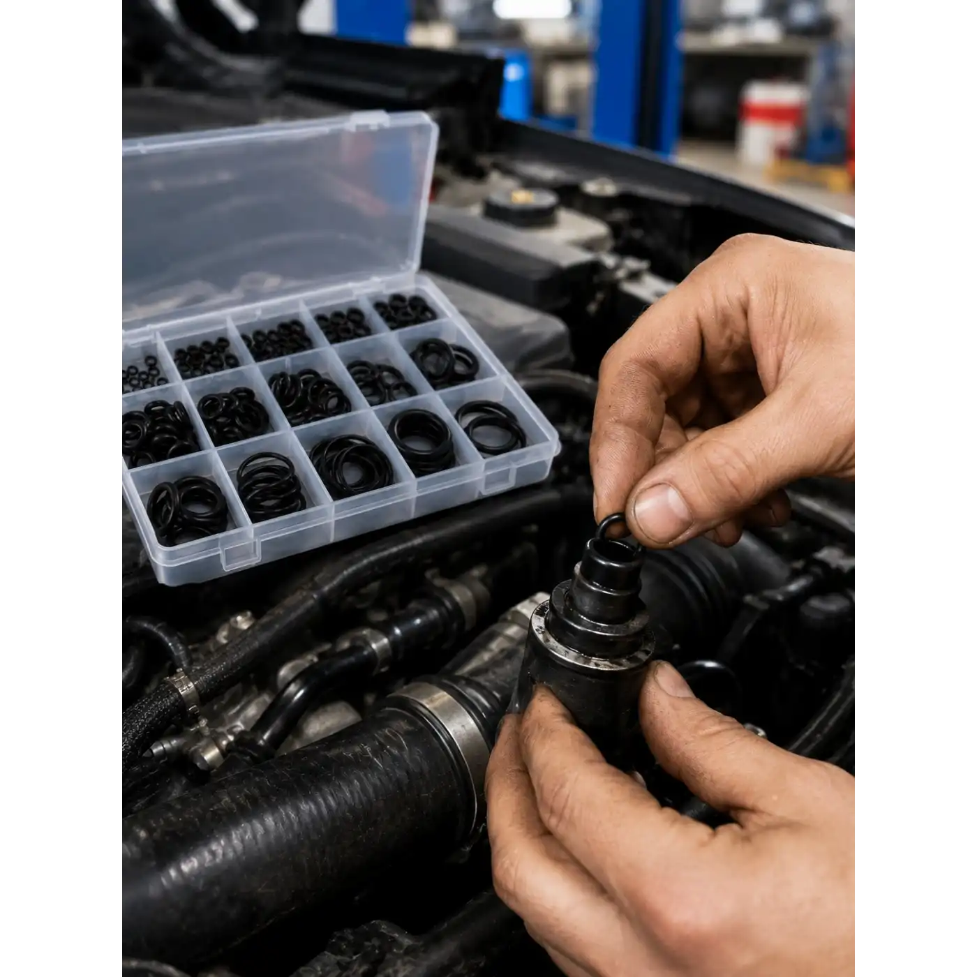 225 PCS O-Ring Conta Seti Profesyonel Tamir, Bakım ve Sızdırmazlık Çözümü