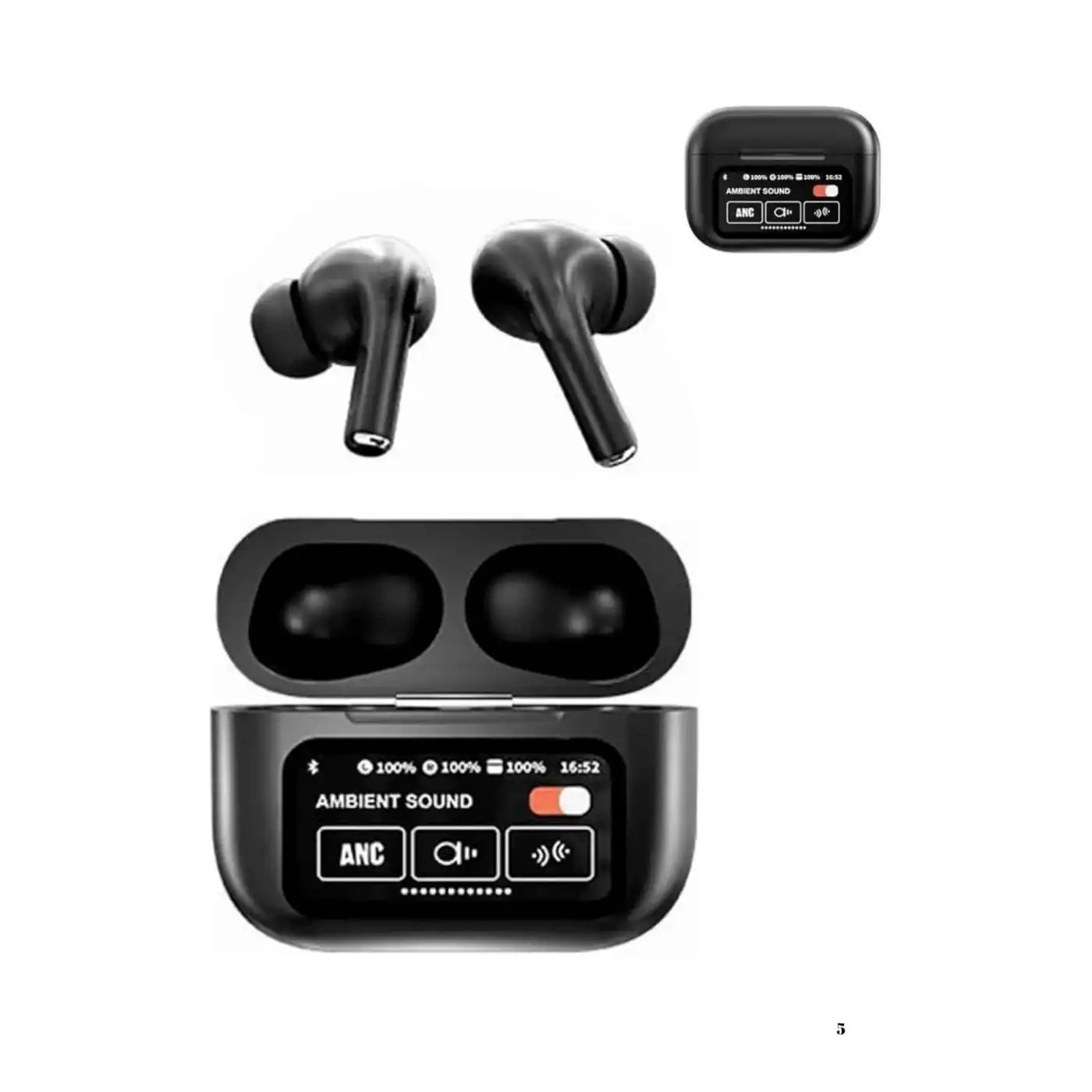 2.Nesil Pro Ekranlı Sesli Görüşme Yapabilen Kablosuz Bluetooth Kulaklık