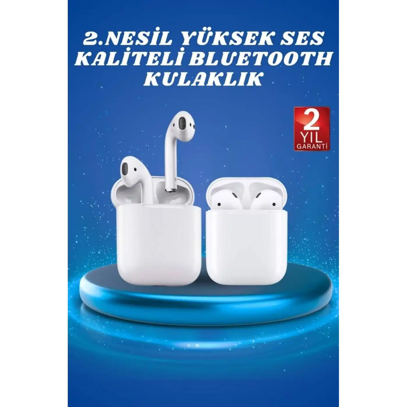 2.Nesil Yeni Model TWS Bluetooth Kulaklık Dokunmatik Kontrol Yüksek Ses Kaliteli Yeni Nesil