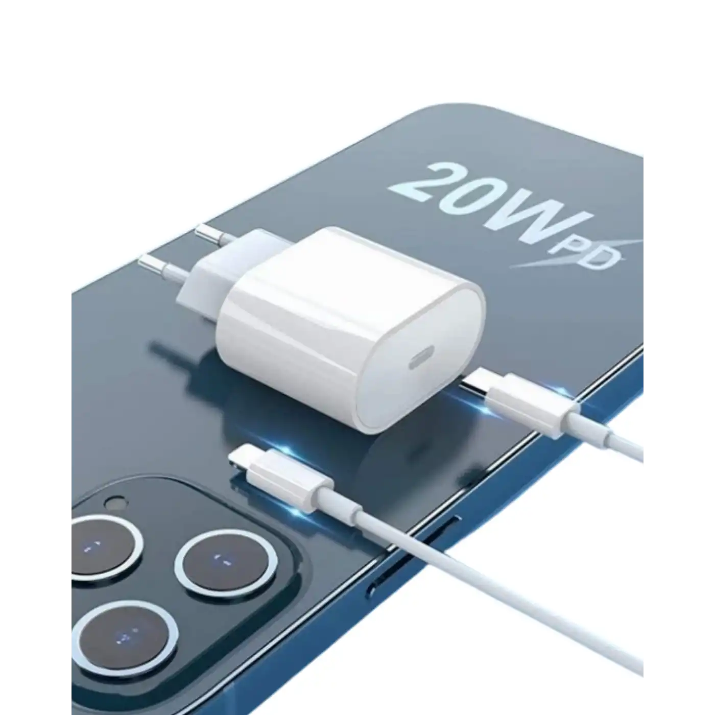 35W USB-C Hızlı Şarj Adaptörü Type-C to C Kablo Seti