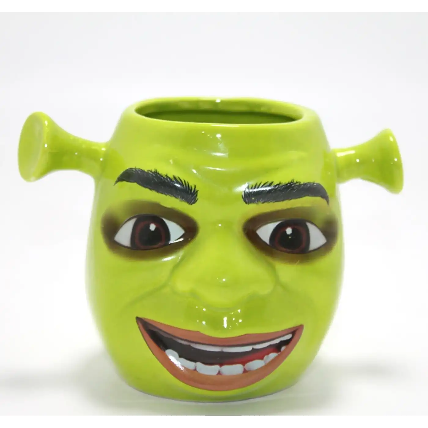 3D Shrek Tasarımı Porselen Kupa Bardak
